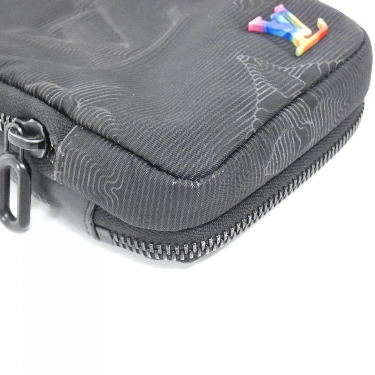 ルイヴィトン LOUIS VUITTON 2054 ダブル フォン ポーチ M80141 ショルダーバッグ