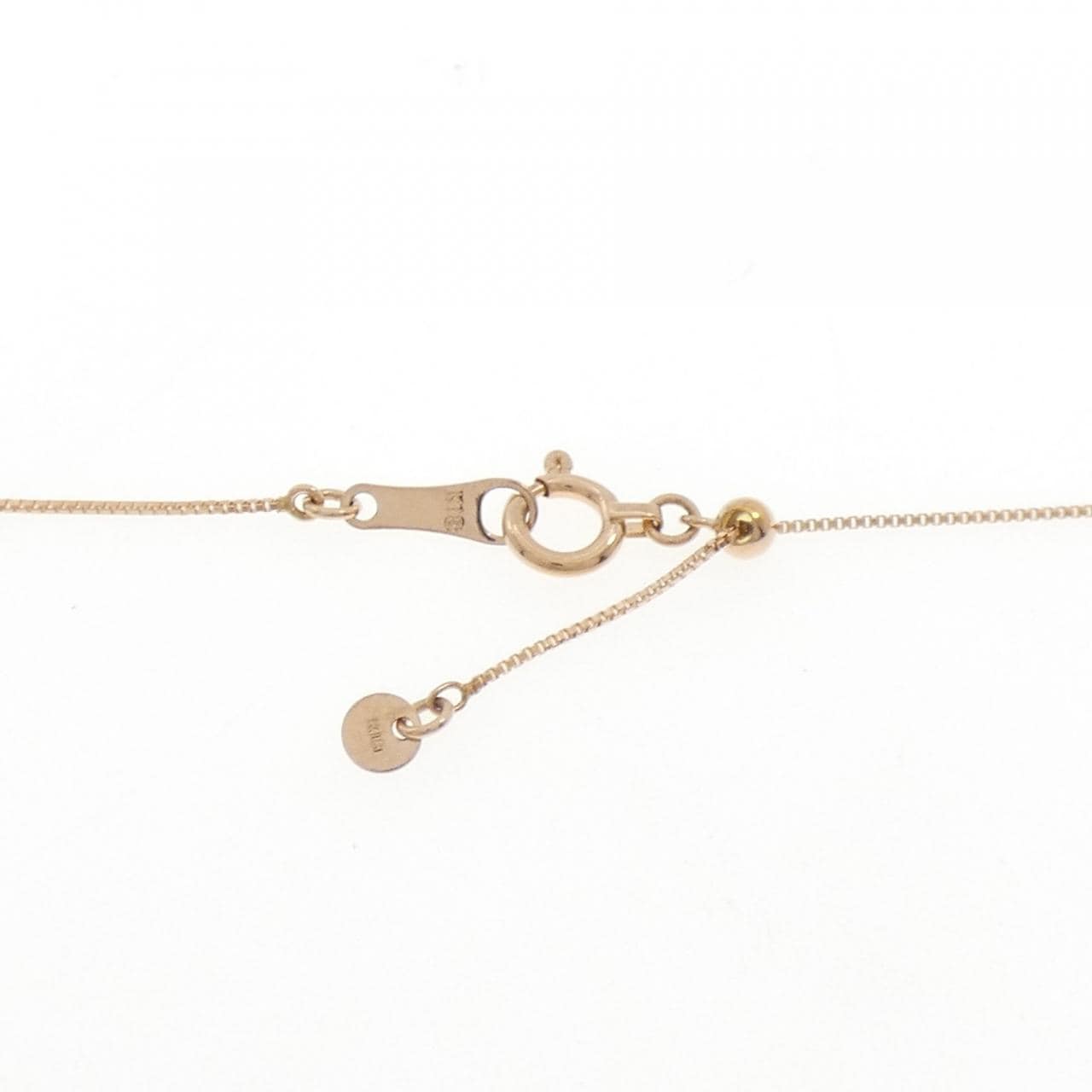 K18PG ダイヤモンド ネックレス 0.20CT