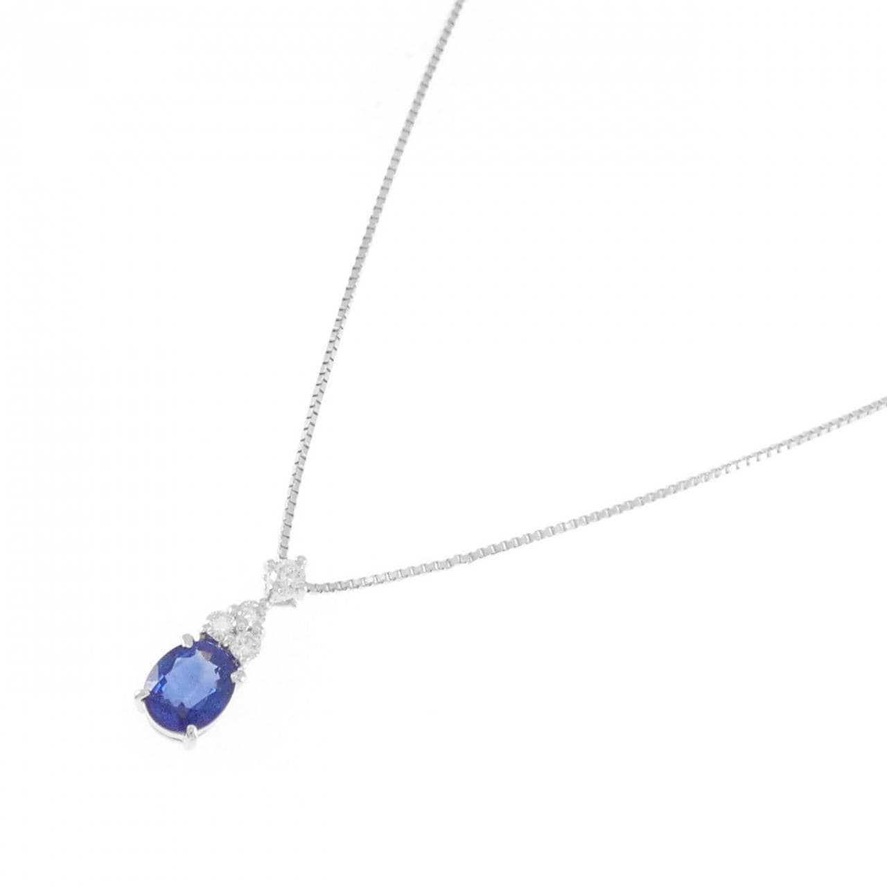 PT Sapphire Necklace 0.73CT