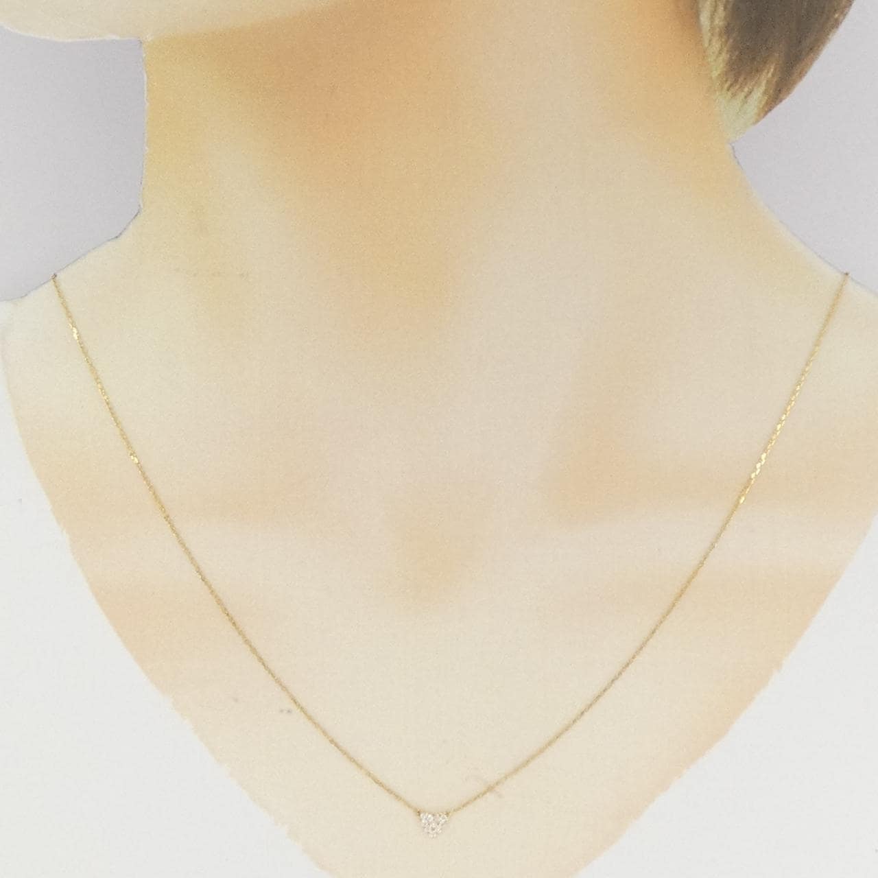 アーカー ハートパヴェ ネックレス 0.05CT