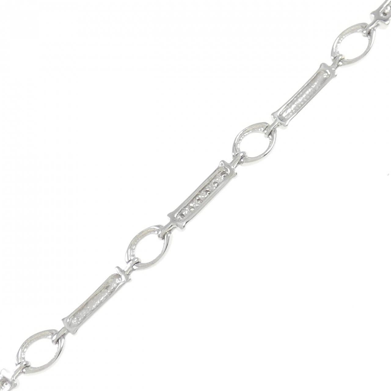 K18WG Diamond bracelet 0.30CT