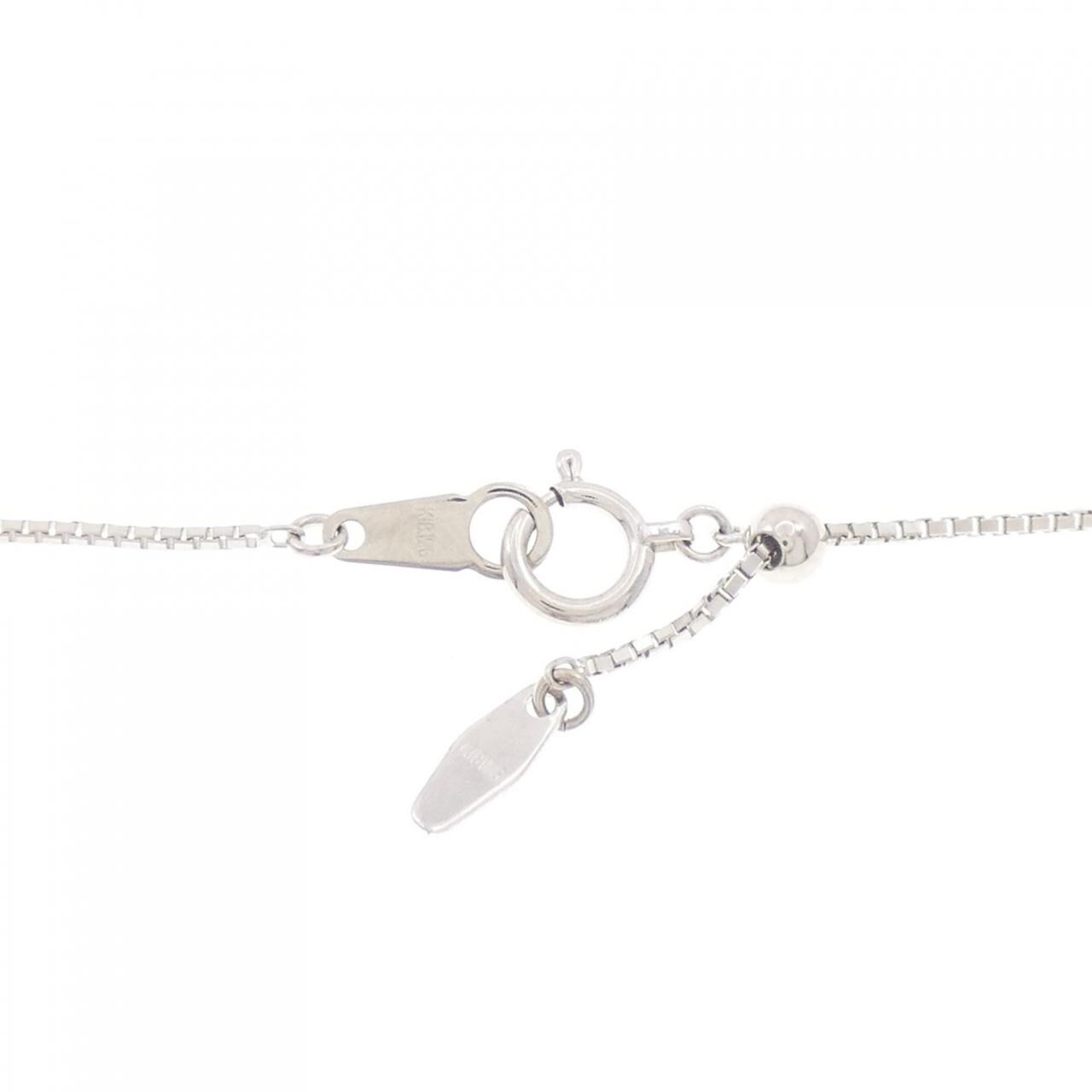 K18WG ダイヤモンド ネックレス 0.15CT