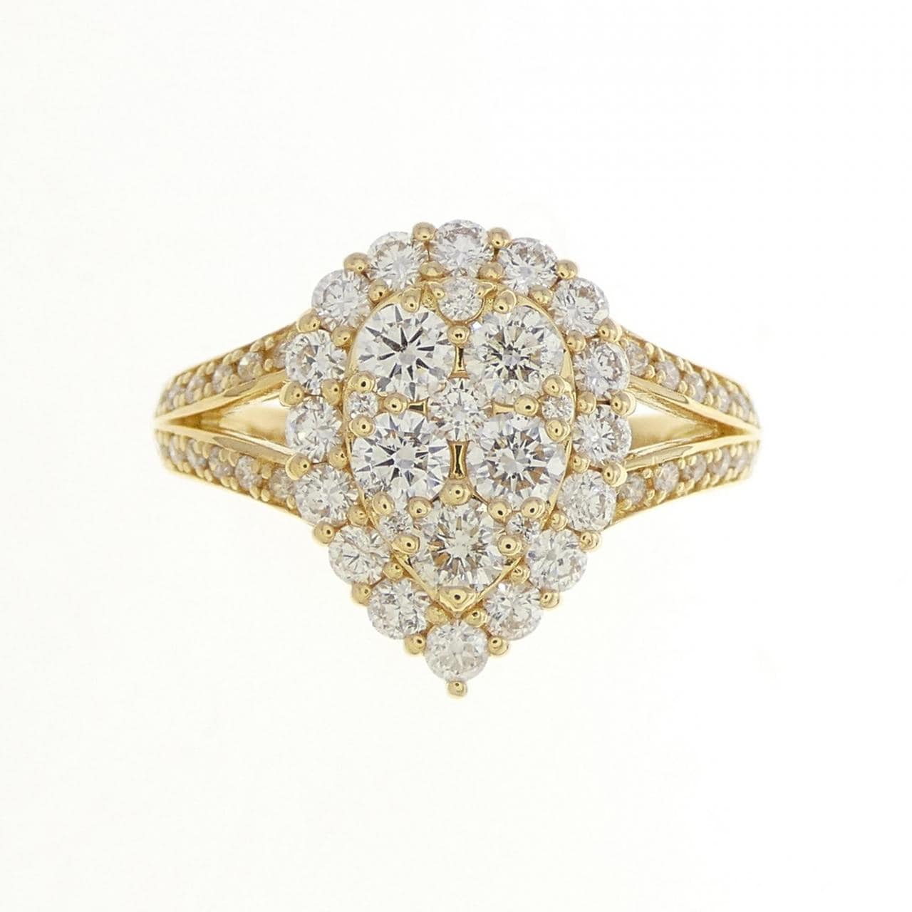 K18YG ダイヤモンド リング 1.00CT