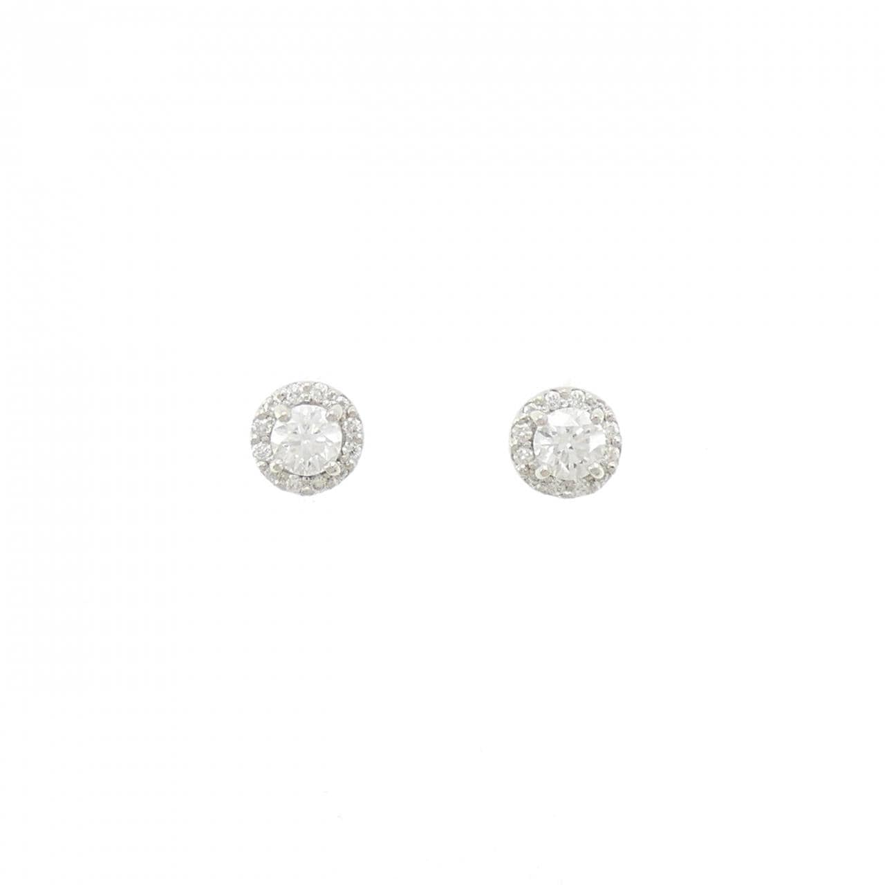 [再加工款] PT900/ST鑽石耳環 0.204CT 0.229CT D SI1 EXT