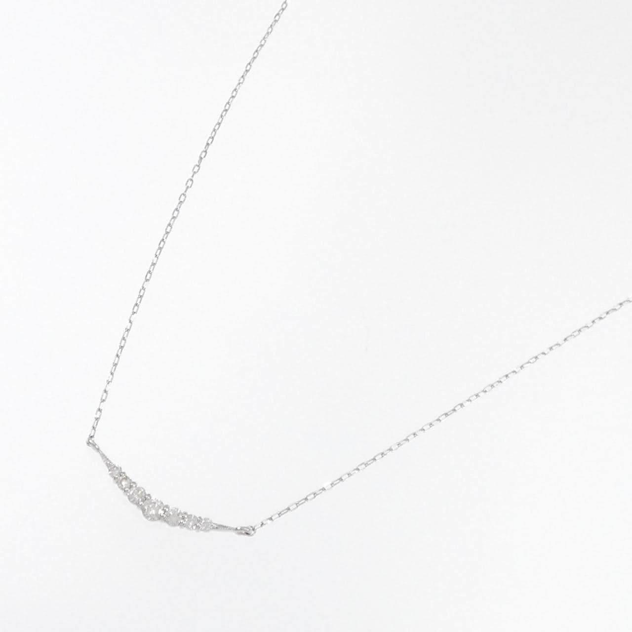 PT950/PT850 ダイヤモンド ネックレス 0.20CT