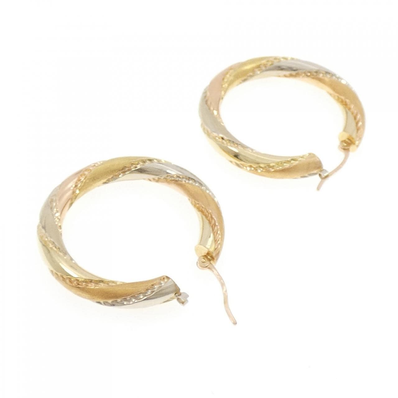 750スリーカラー ピアス