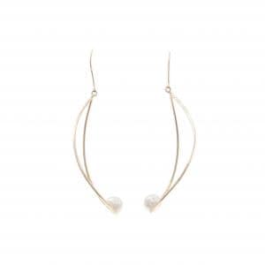 K18YG アコヤパール ピアス 6.1mm