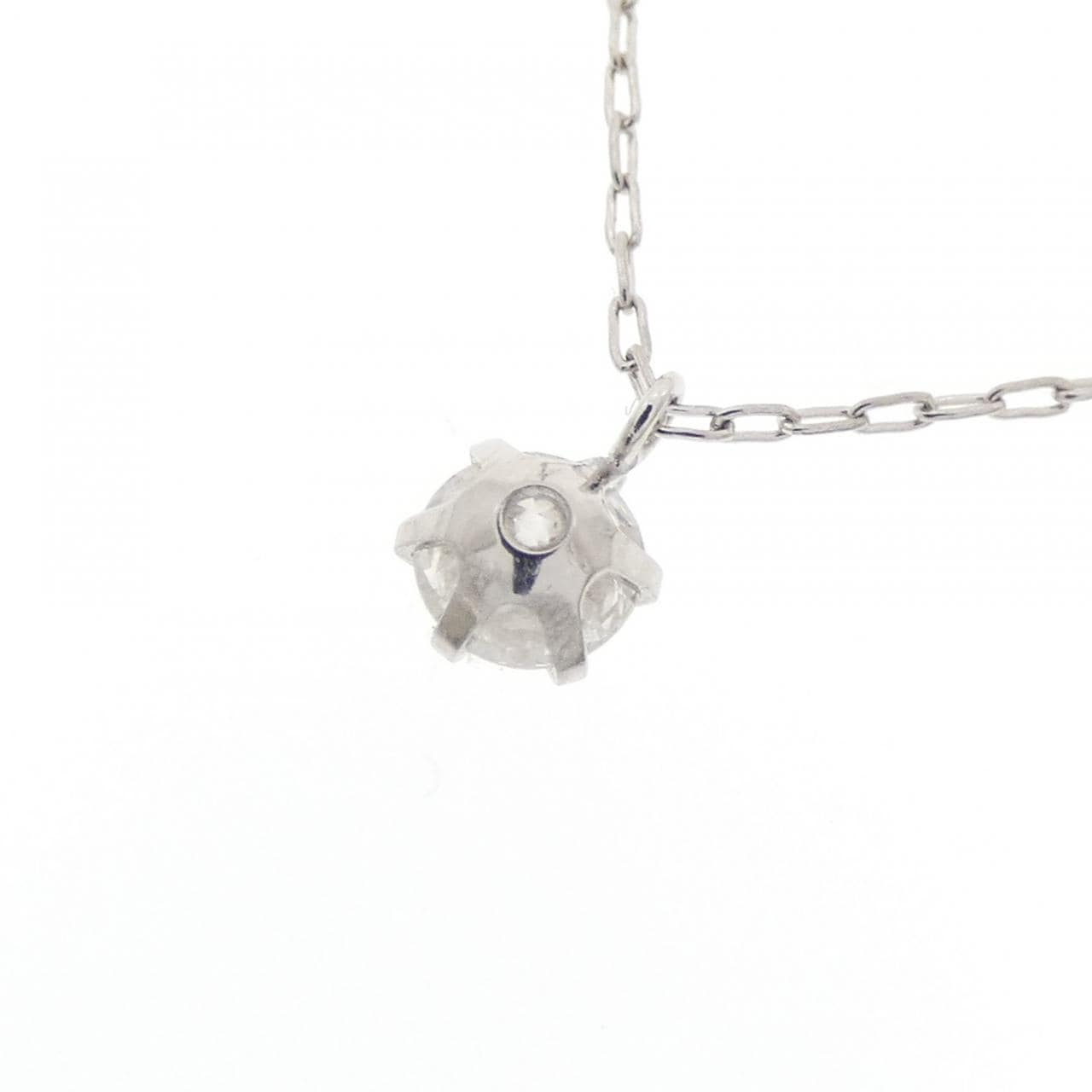 PT850 ソリティア ダイヤモンド ネックレス 0.20CT