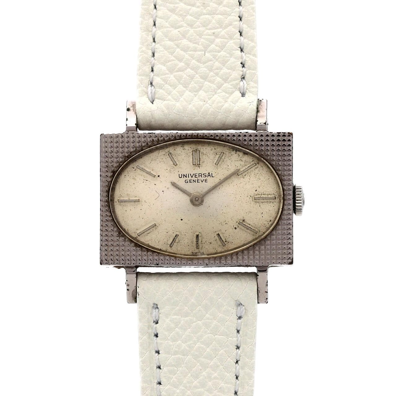 【ノーメンテナンス還元価格】ユニバーサル･ジュネーブ スクエアケース 708605/01 SS 手巻