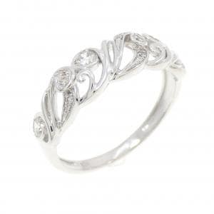 K18WG ダイヤモンド リング 0.27CT
