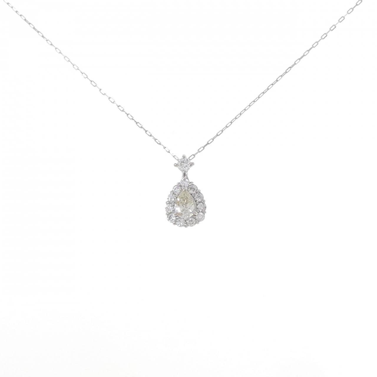 PT950/PT850 ダイヤモンド ネックレス 0.182CT