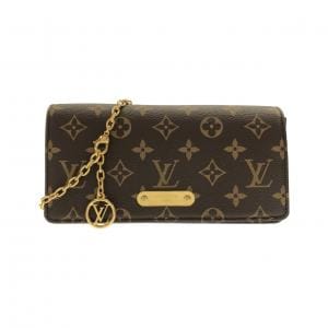 LOUIS VUITTON Monogram链条钱包 Lily M82509 单肩包