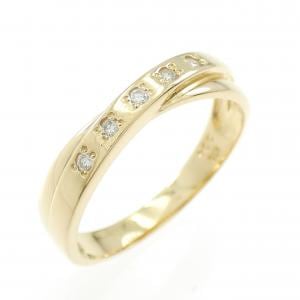 K18YG ダイヤモンド リング 0.04CT