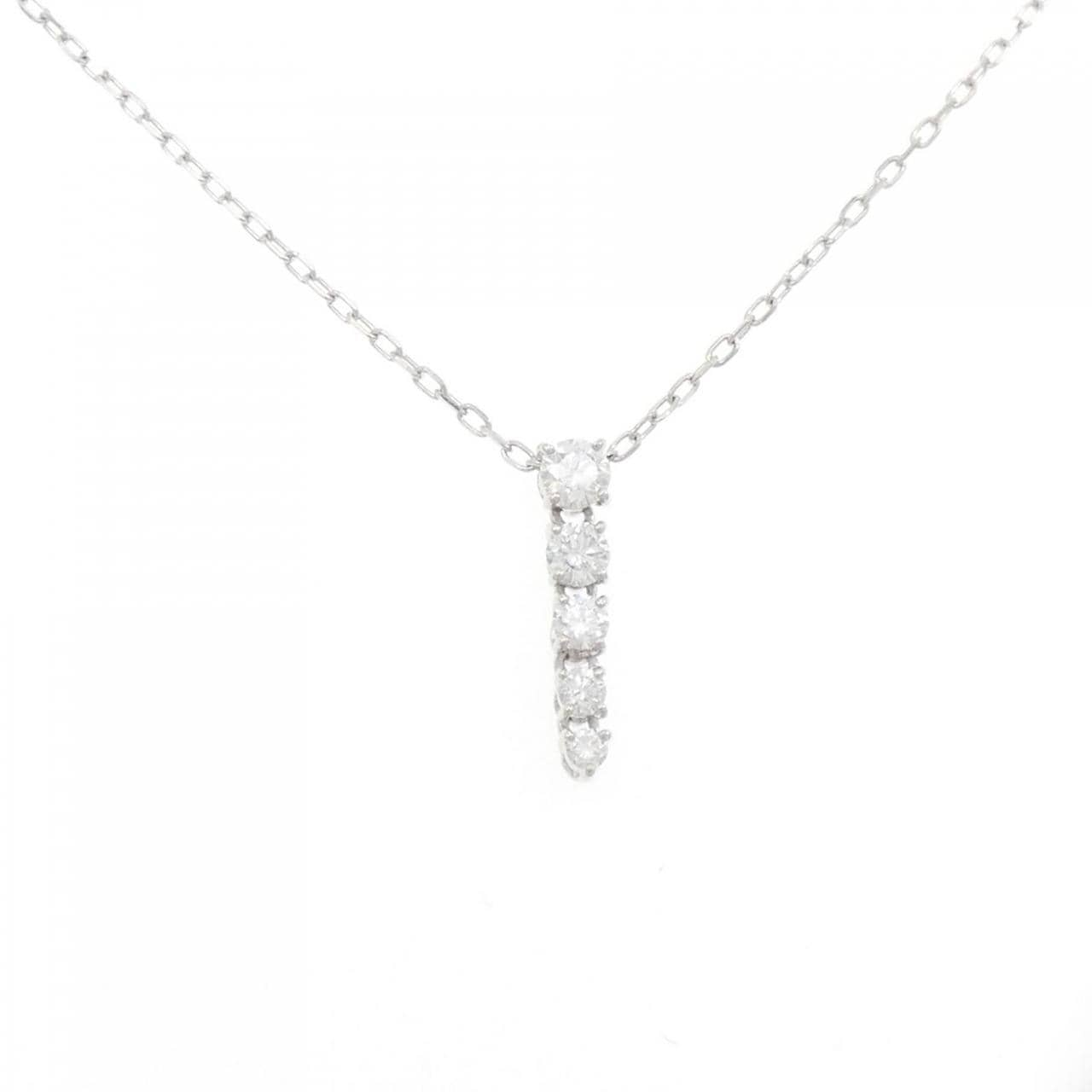 MIKIMOTO Diamond Necklace 0.37CT