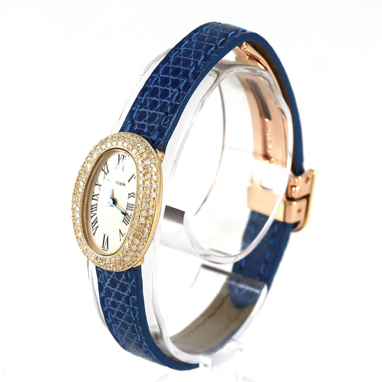 カルティエ ミニベニュワール YG/3D WB504851 YG クォーツ