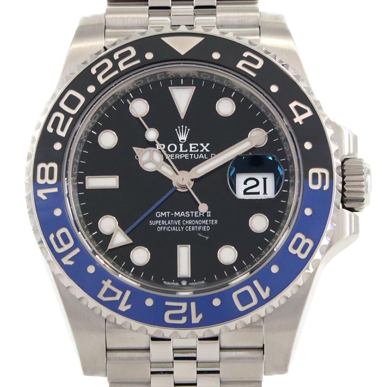 ロレックス GMTマスターⅡ 126710BLNR･5 SS 自動巻 ランダム番