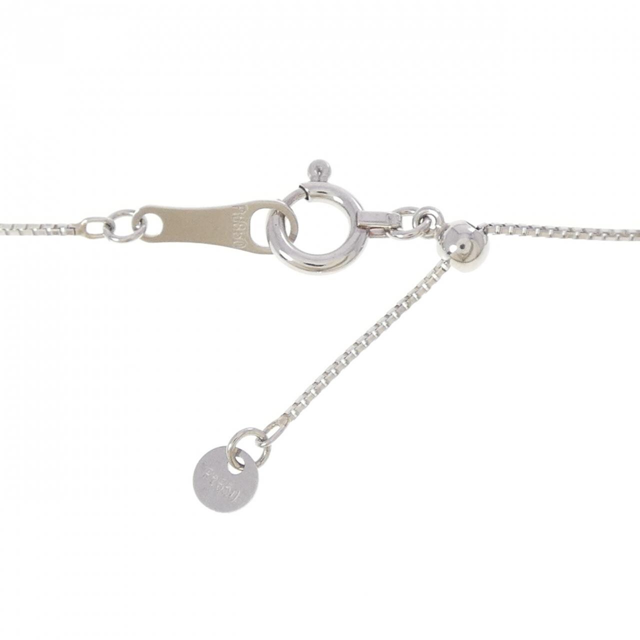【新品】PT900/PT850 パライバトルマリン ネックレス 0.07CT