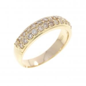 K18YG ダイヤモンド リング 0.31CT