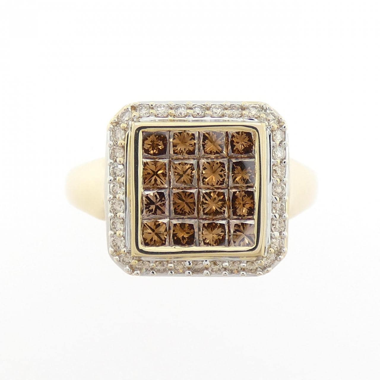 K18YG/K18WG ダイヤモンド リング 1.50CT