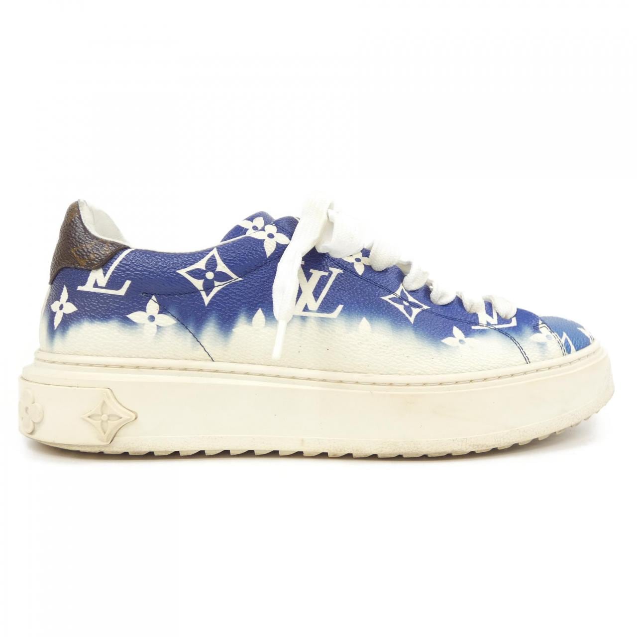 ルイヴィトン LOUIS VUITTON パテントモノグラムキャンバス LV エスカル タイムアウト･ライン スニーカー