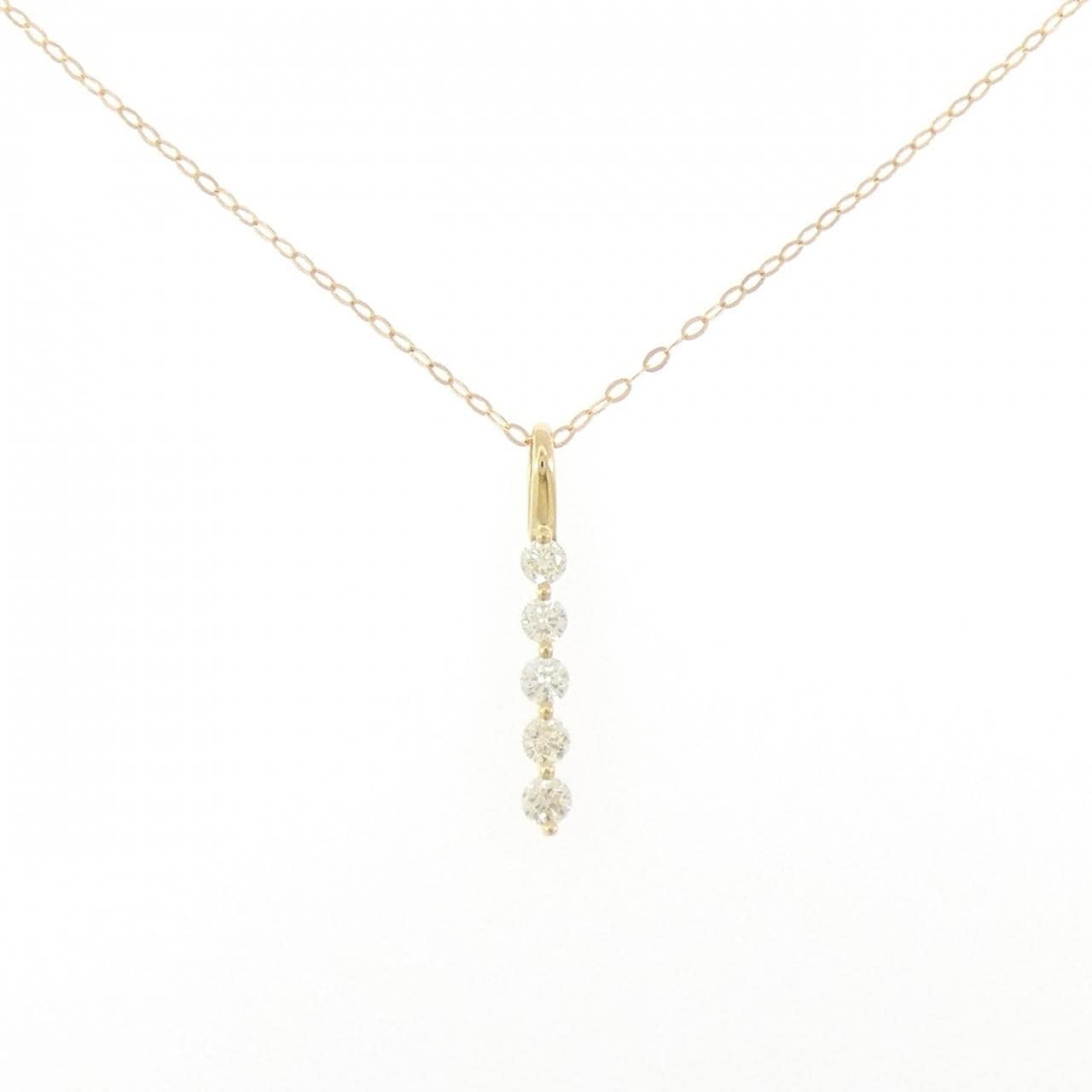 ジーエスティービー ダイヤモンド ネックレス 0.30CT