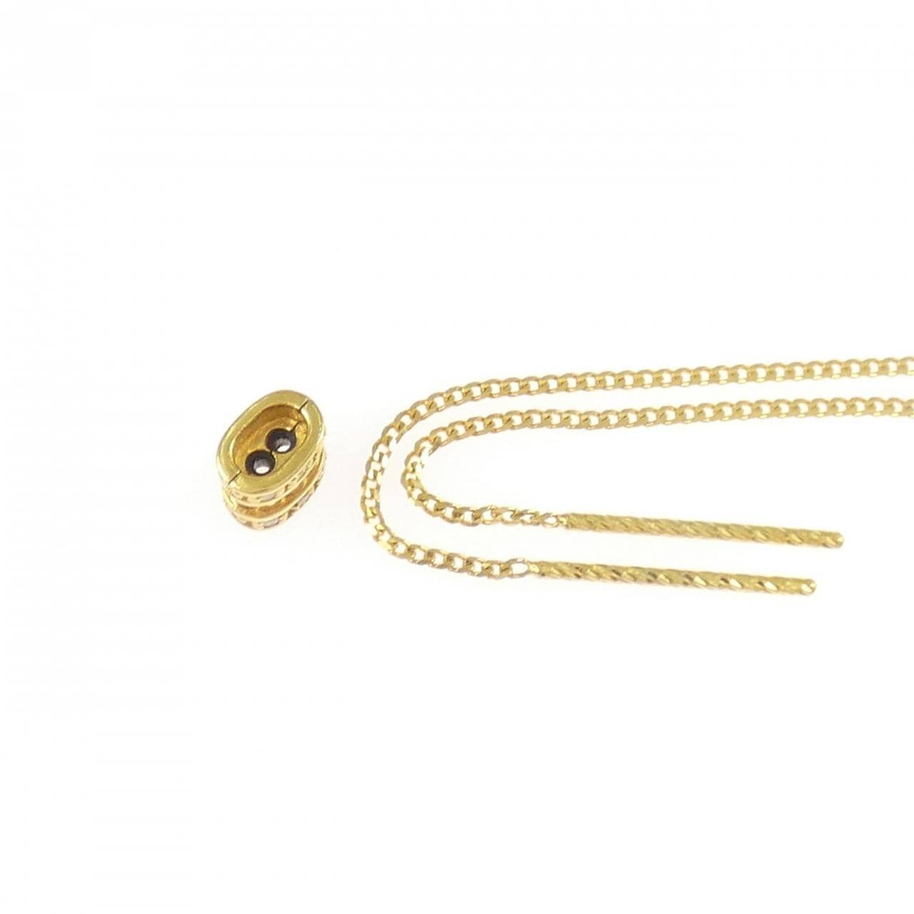 K24YG ダイヤモンド ネックレス 0.03CT