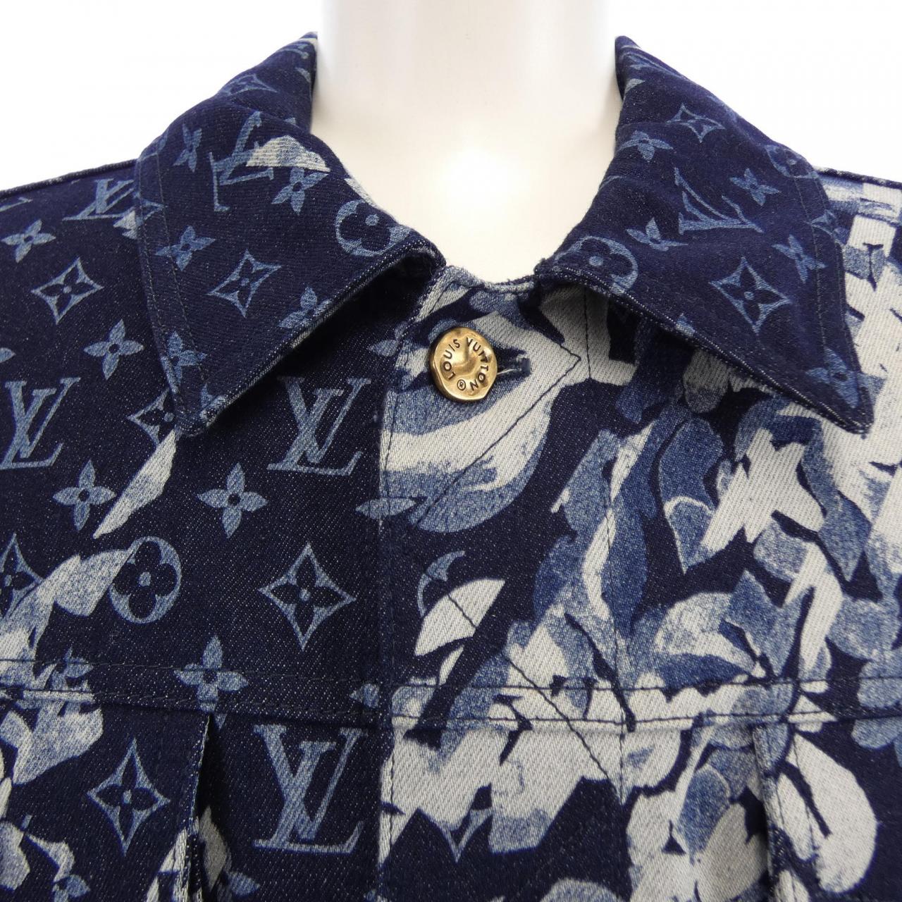 ルイヴィトン LOUIS VUITTON モノグラムプリンテッドデニムジャケット HQA01WFSG デニムジャケット