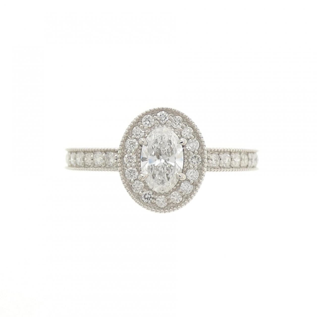 PT900 ダイヤモンド リング 0.31CT D IF オーバルカット