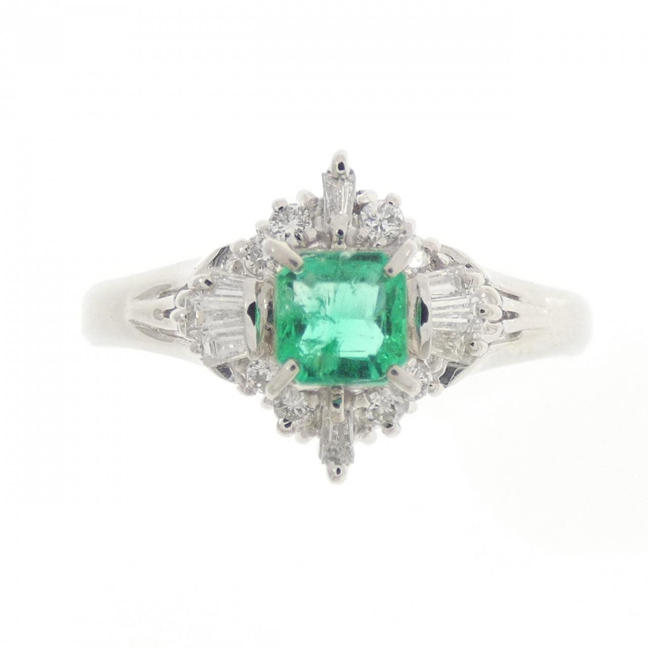 PT900 エメラルド リング 0.25CT