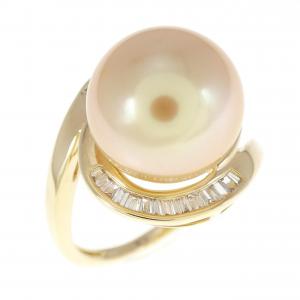 White Butterfly Pearl ring