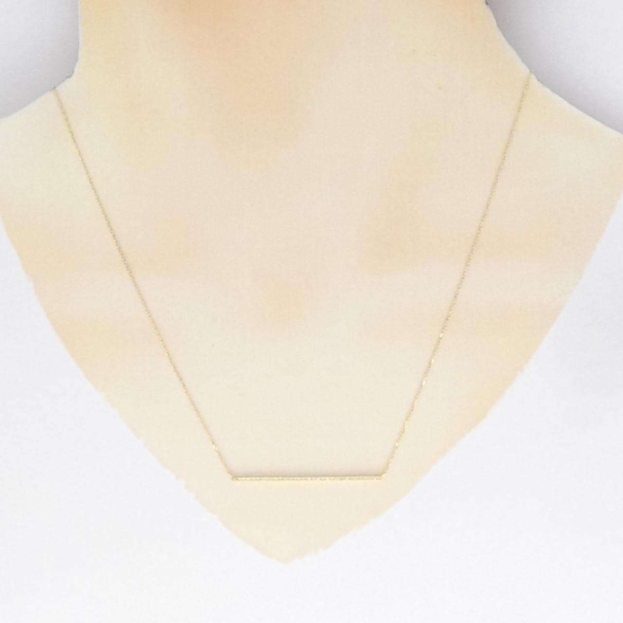 K18YG ダイヤモンド ネックレス 0.12CT