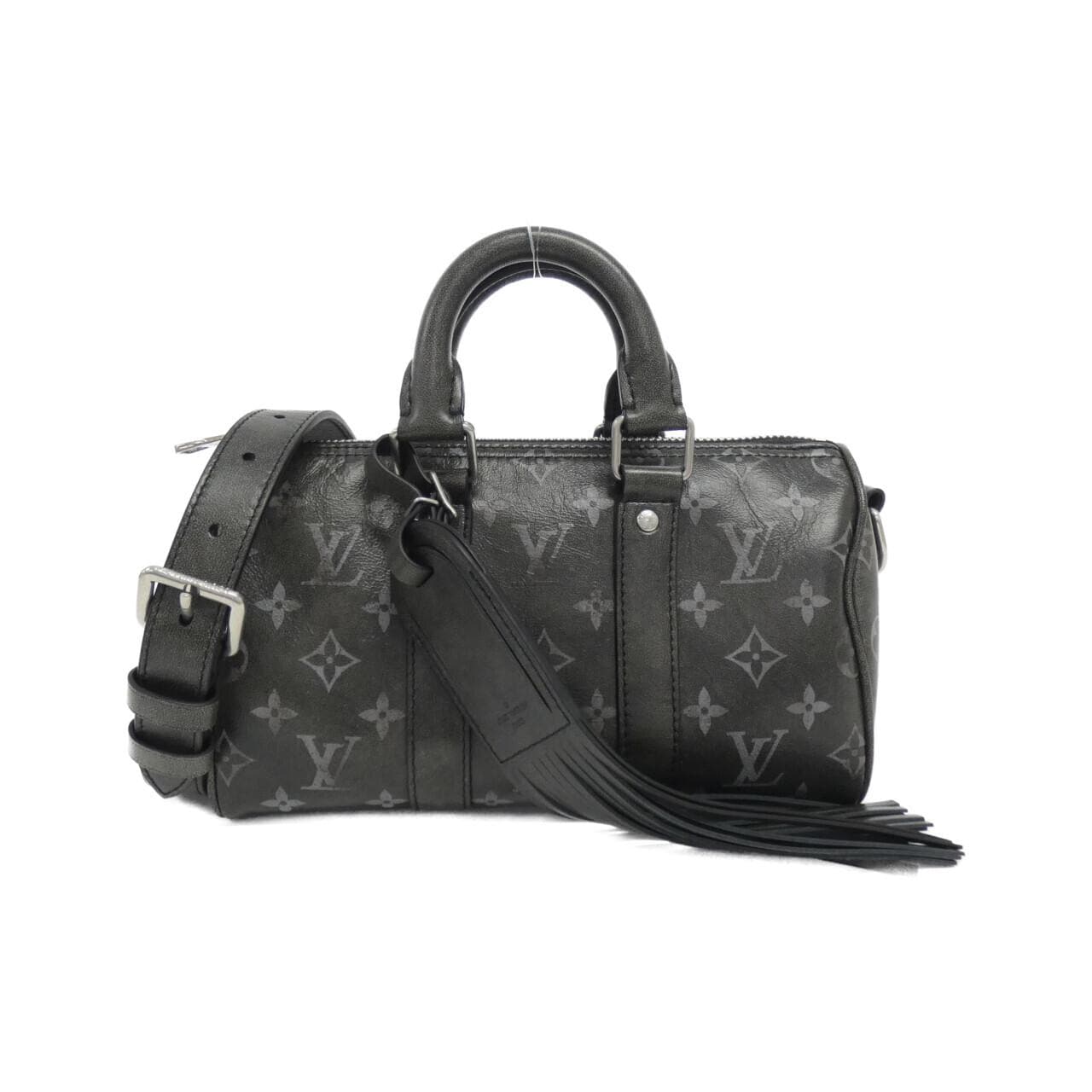 LOUIS VUITTON Brushed Monogram Keepall Bandouliere 25cm M11595 Shoulder Bag