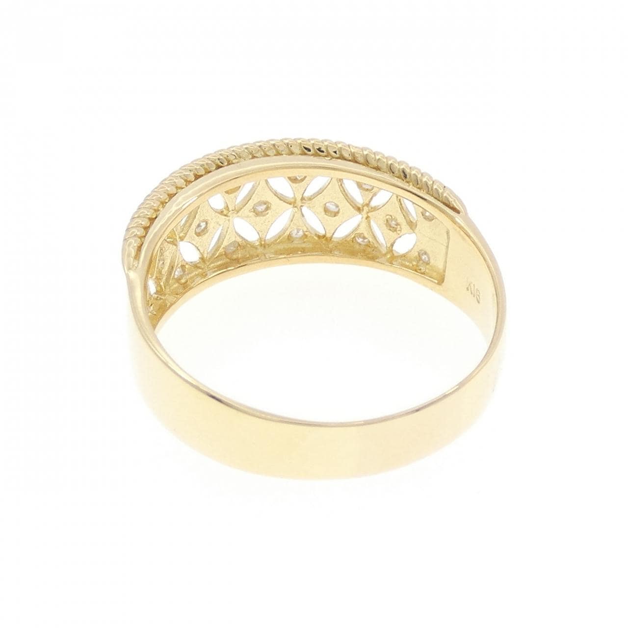 K18YG ダイヤモンド リング