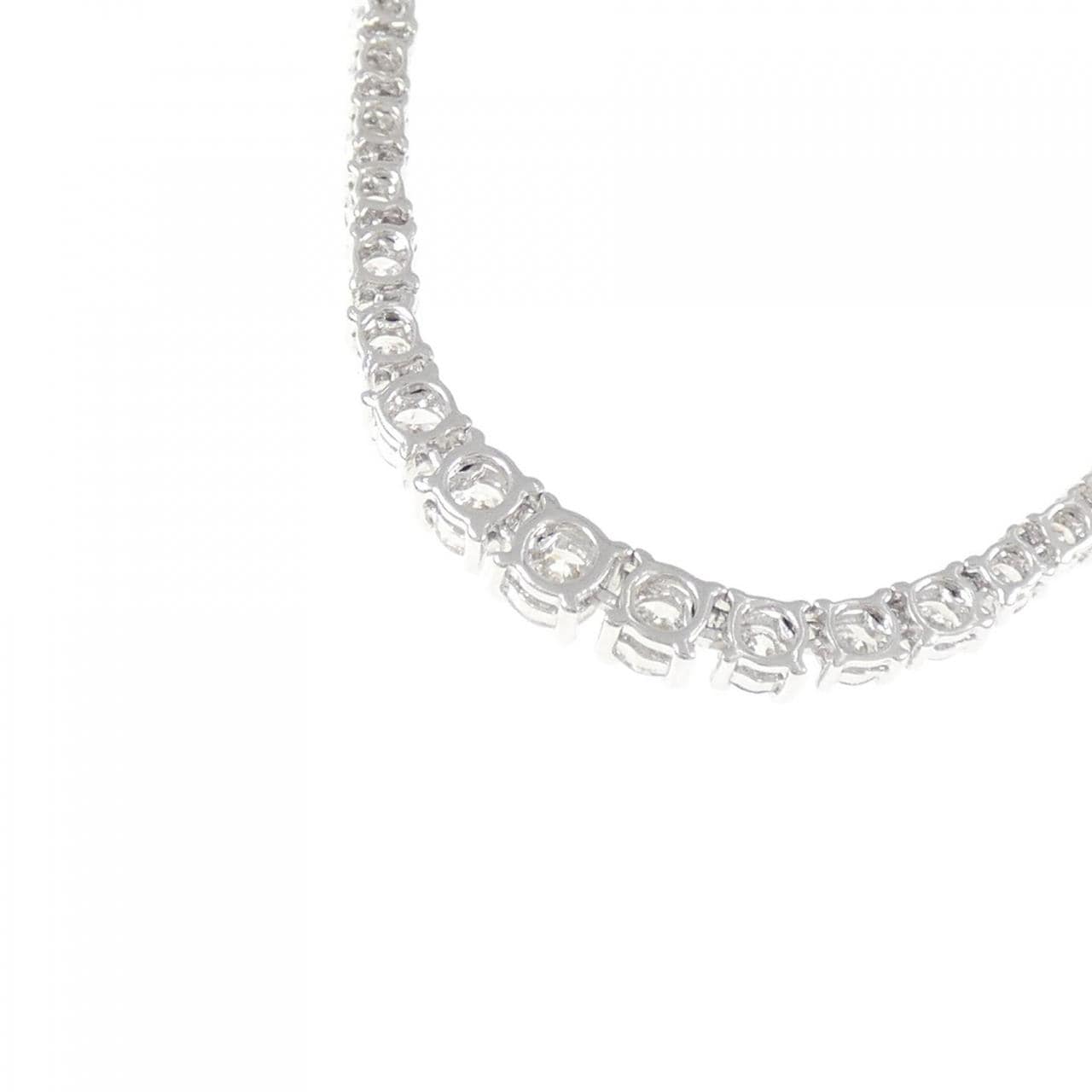 K18WG ダイヤモンド ネックレス 5.68CT