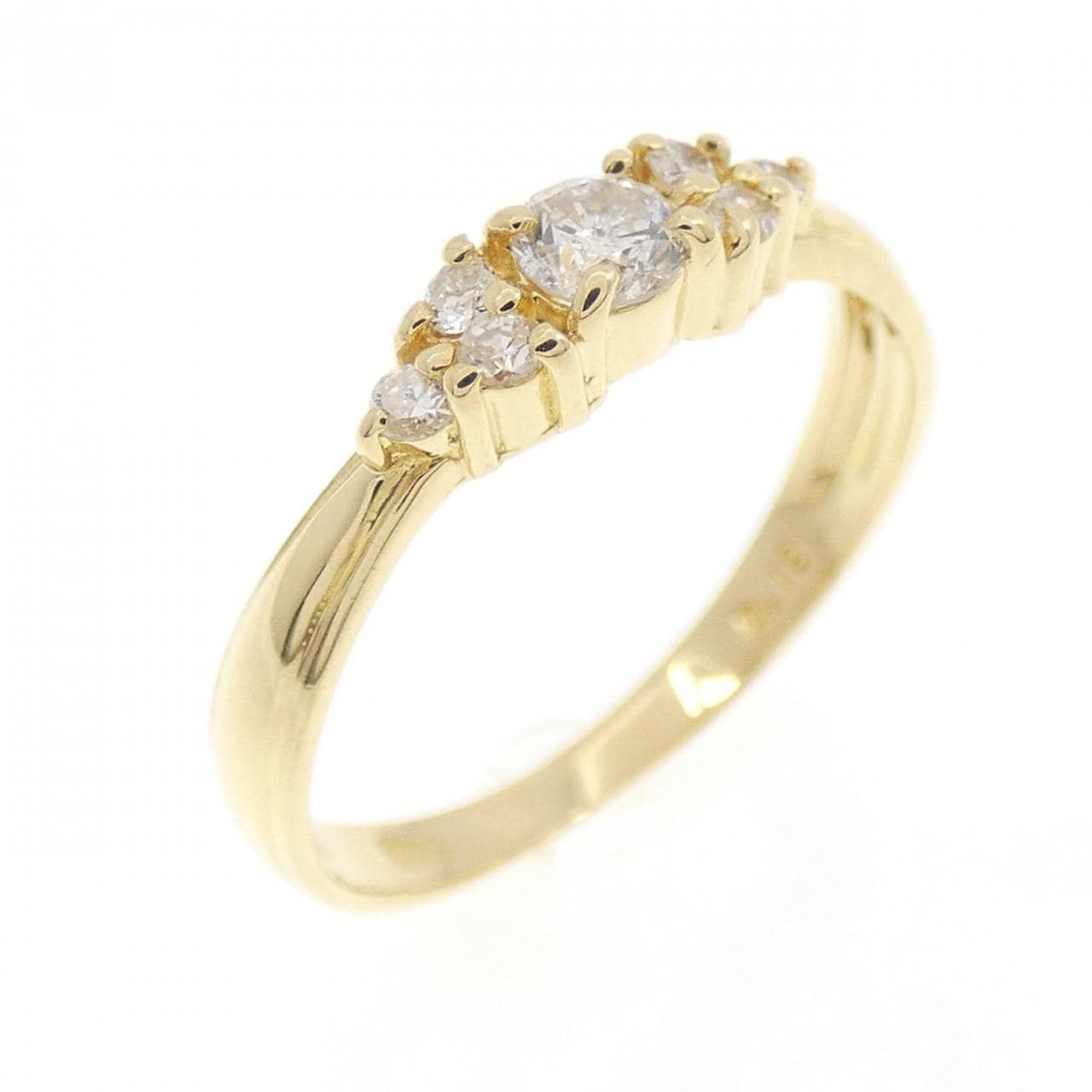K18YG ダイヤモンド リング 0.19CT