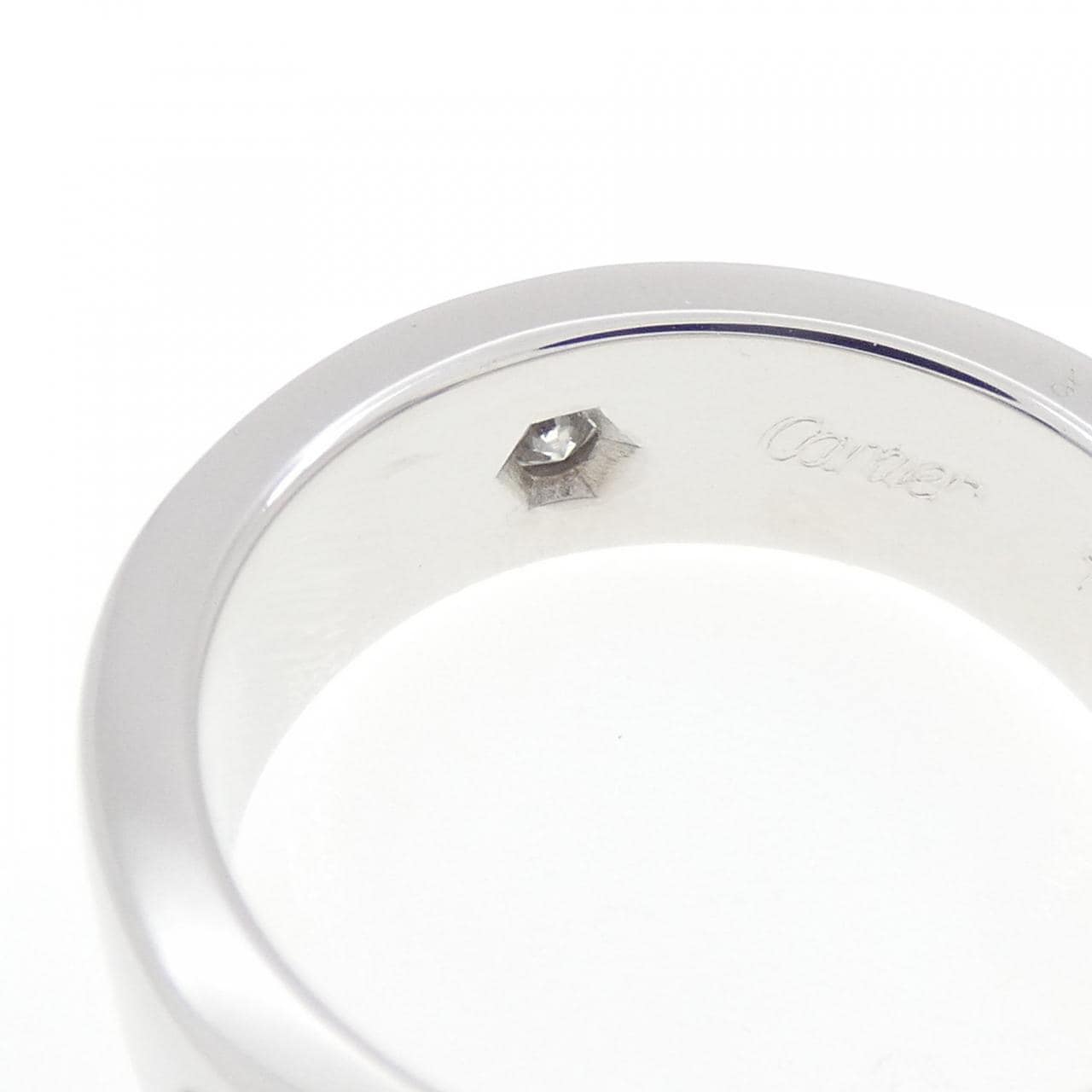 カルティエ ラブ ハーフダイヤ リング