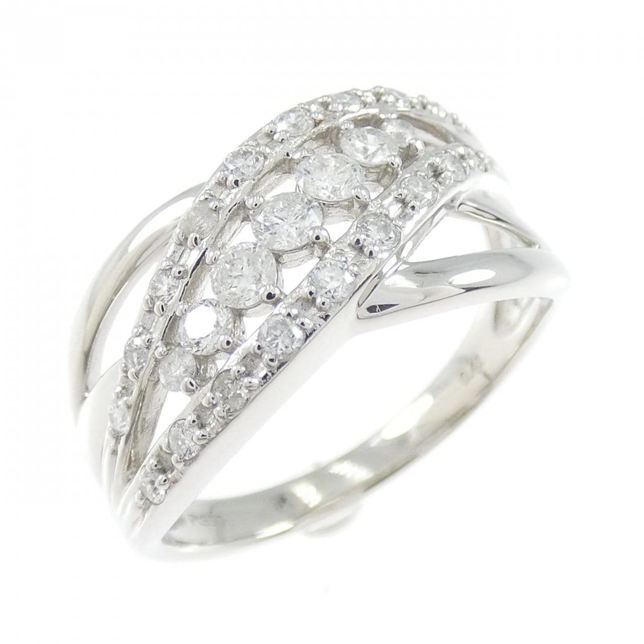 PT950 ダイヤモンド リング 0.41CT