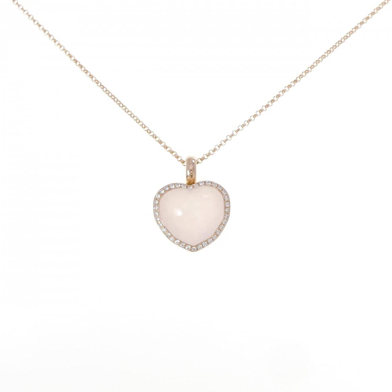 ポンテヴェキオ ローズクオーツ ネックレス 7.10CT