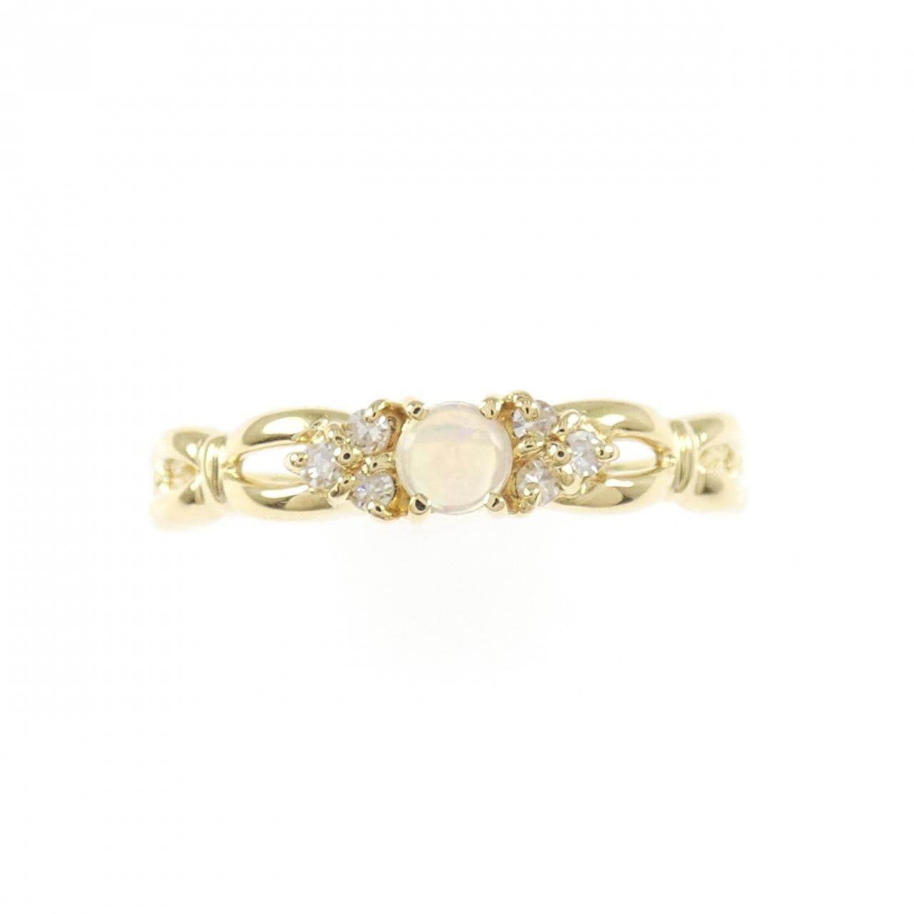 K18YG オパール リング