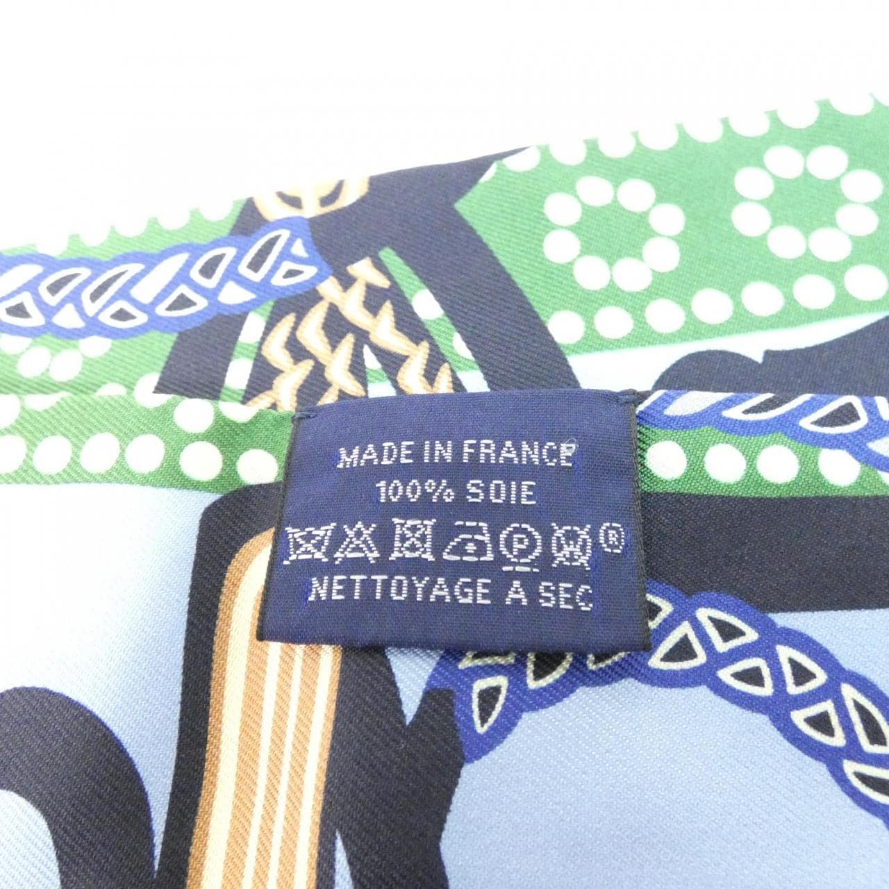 エルメス FANTAISIE D'ETRIERS ツイリー 063921S スカーフ