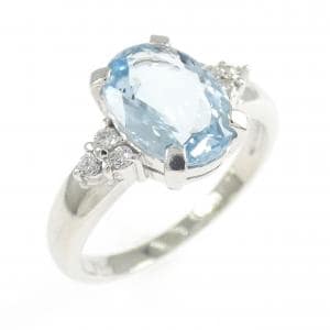 PT900 アクアマリン リング 1.47CT