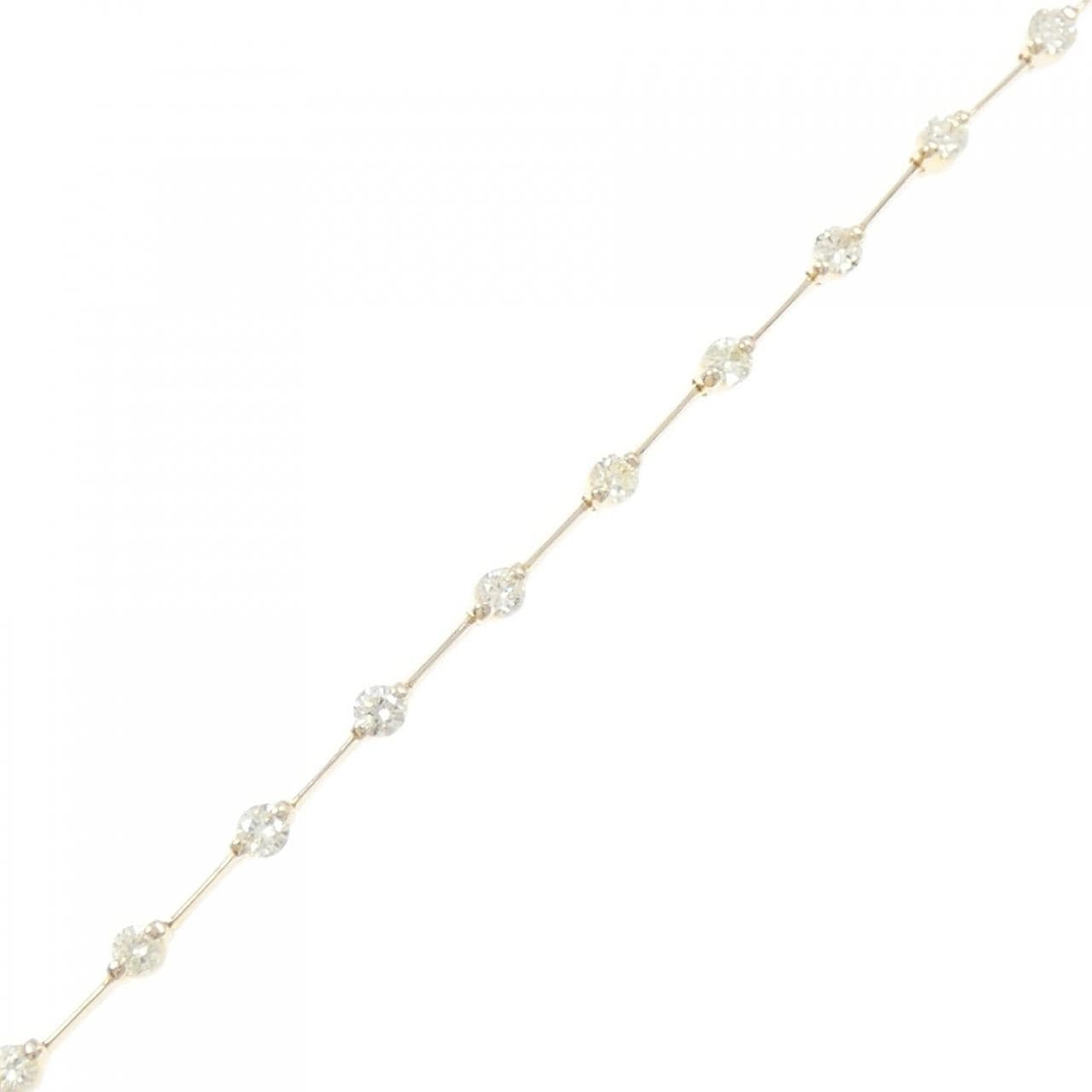 K18YG ダイヤモンド ブレスレット 1.50CT