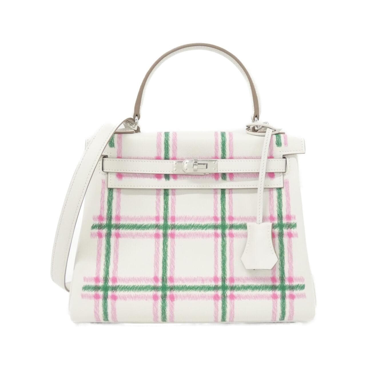 エルメス TARTAN LIGHT ケリー 25cm バッグ