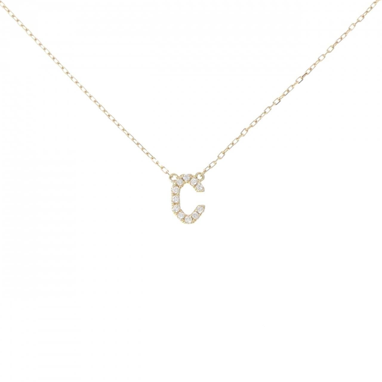 アーカー イニシャル ネックレス 0.05CT