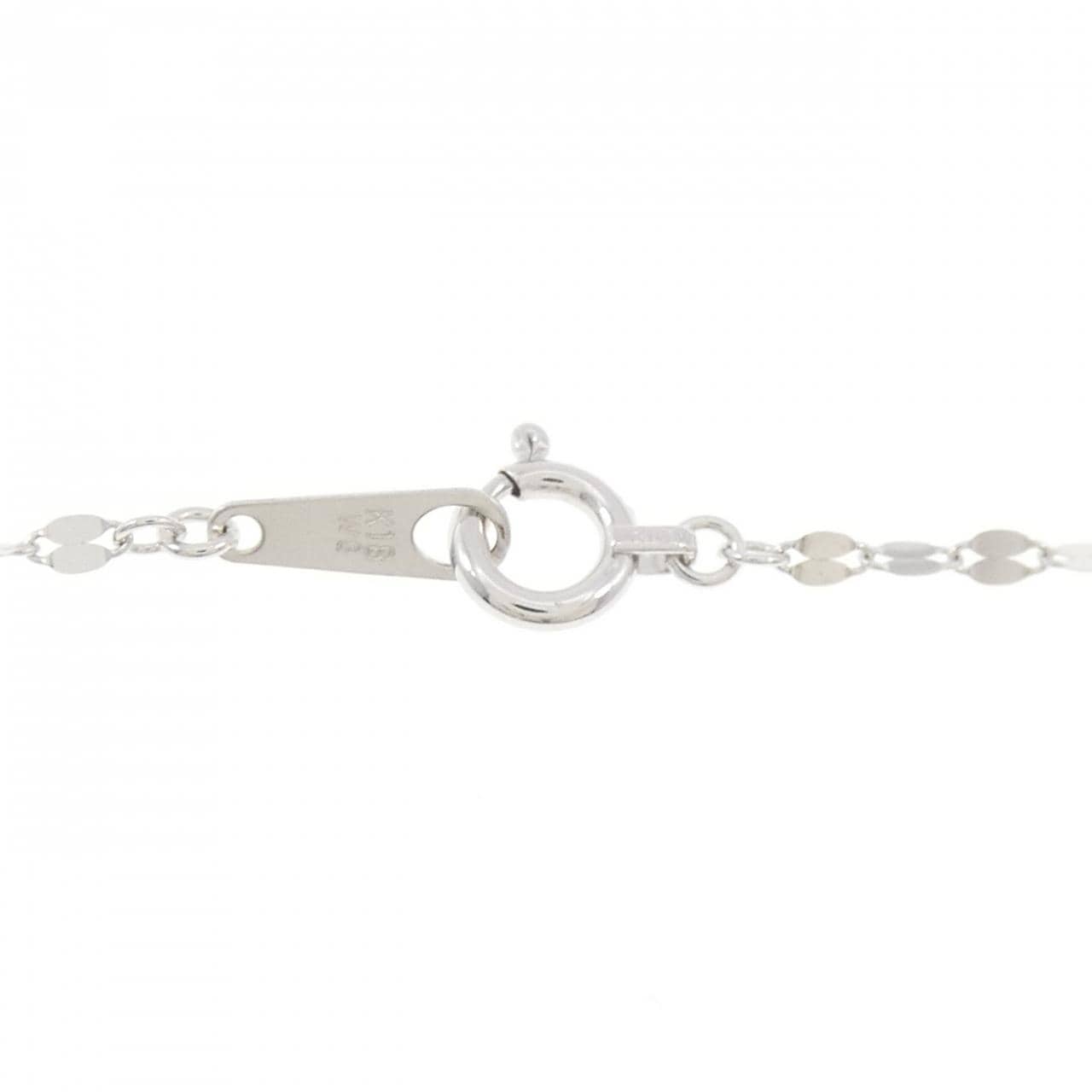 K18WG ムーン トルマリン ネックレス