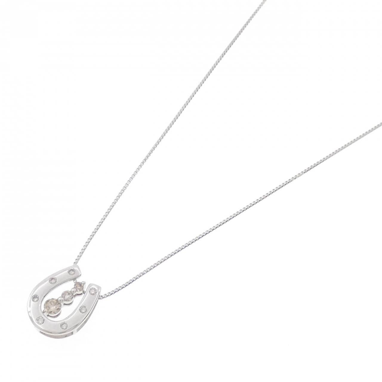 pt Diamond necklace