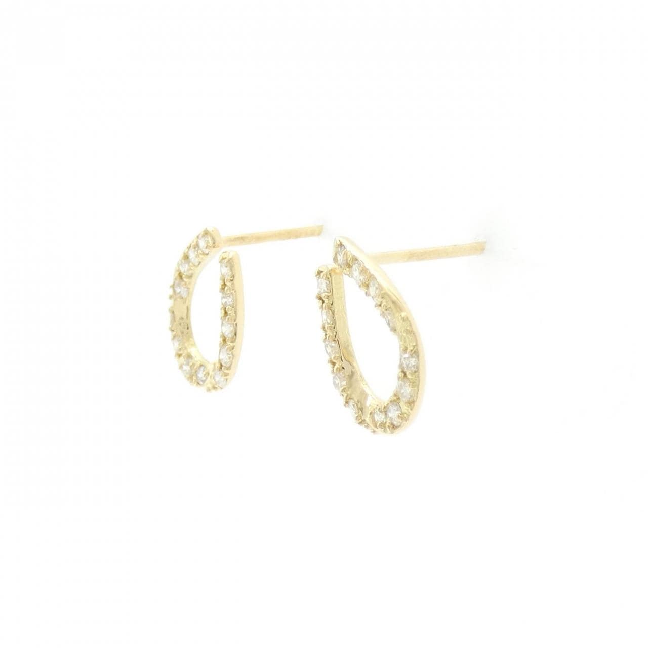 【リメイク】K18YG ダイヤモンド ピアス 0.20CT