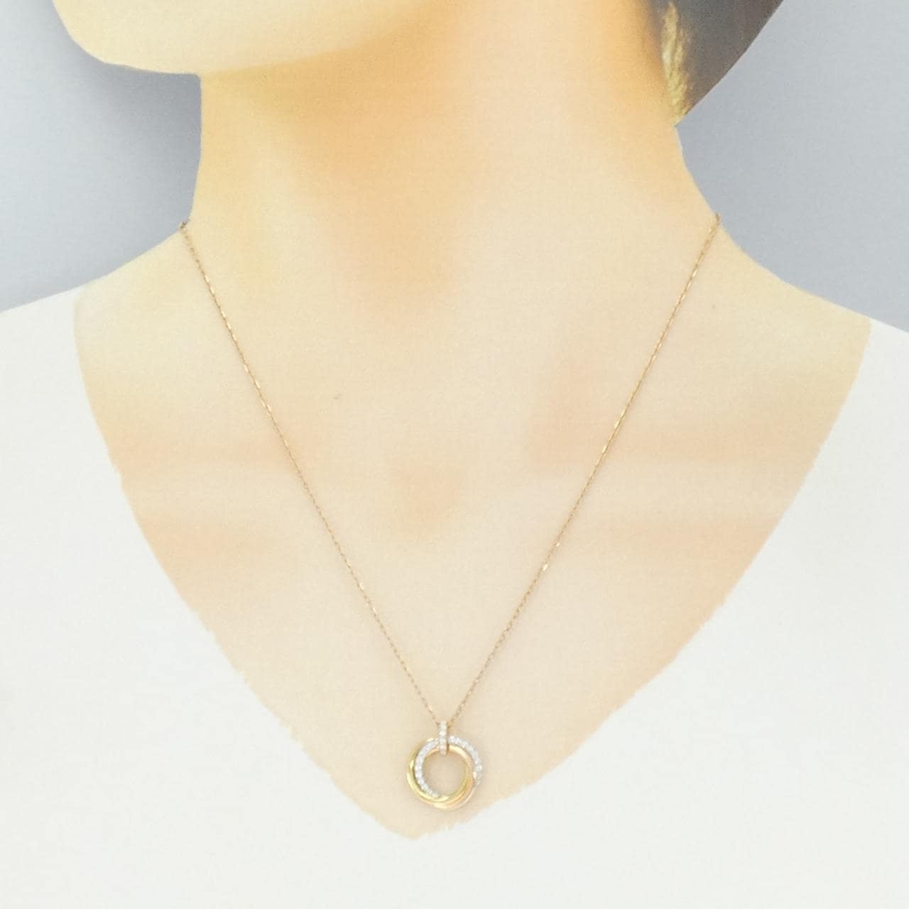 カルティエ トリニティ ネックレス