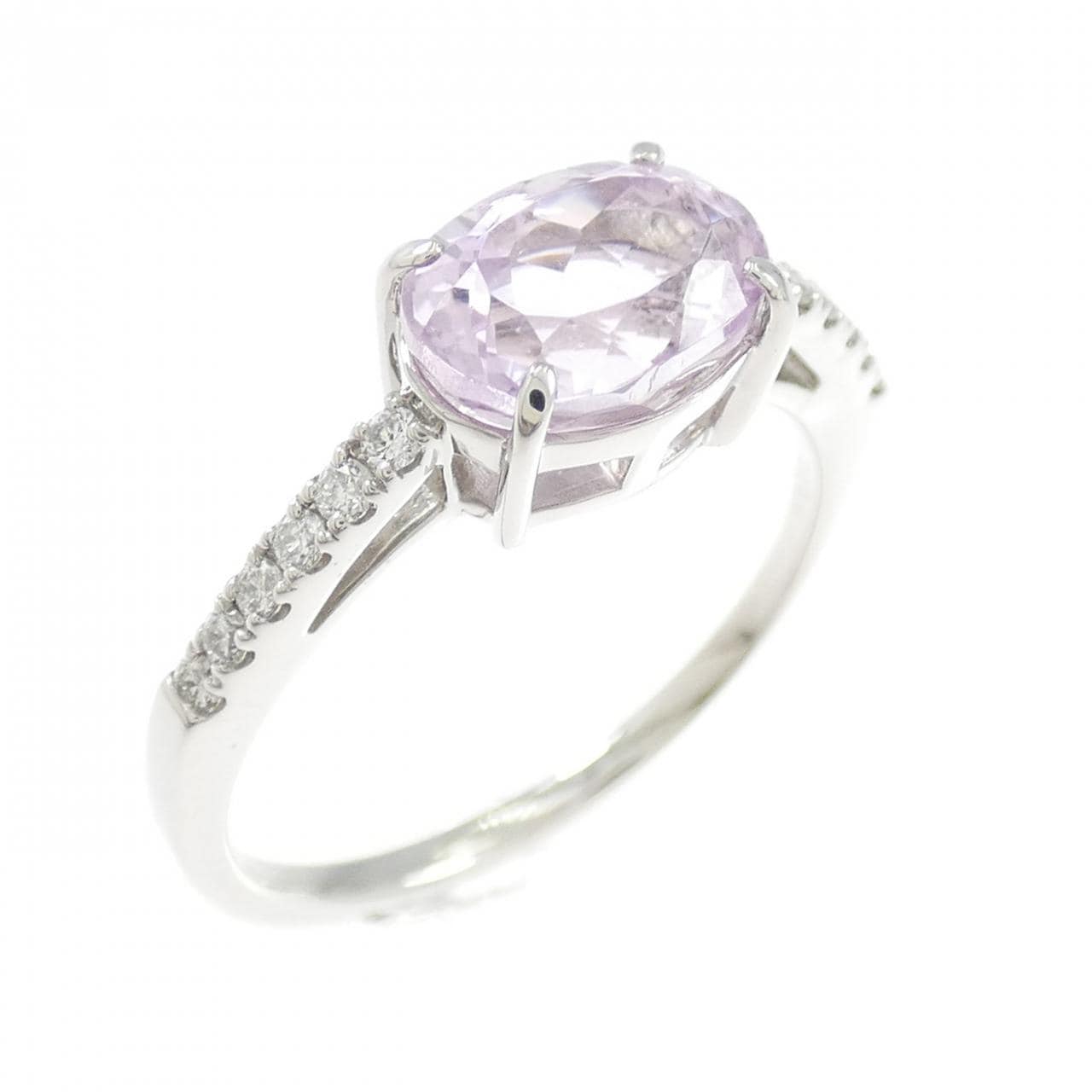 PT950 クンツァイト リング 1.66CT