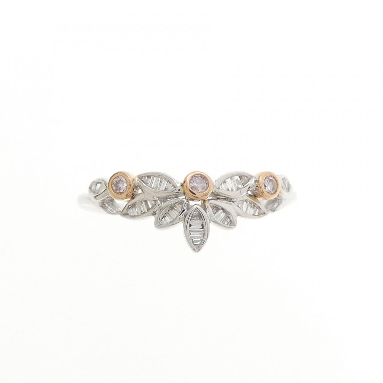 K18WG/K18PG ダイヤモンド リング 0.13CT